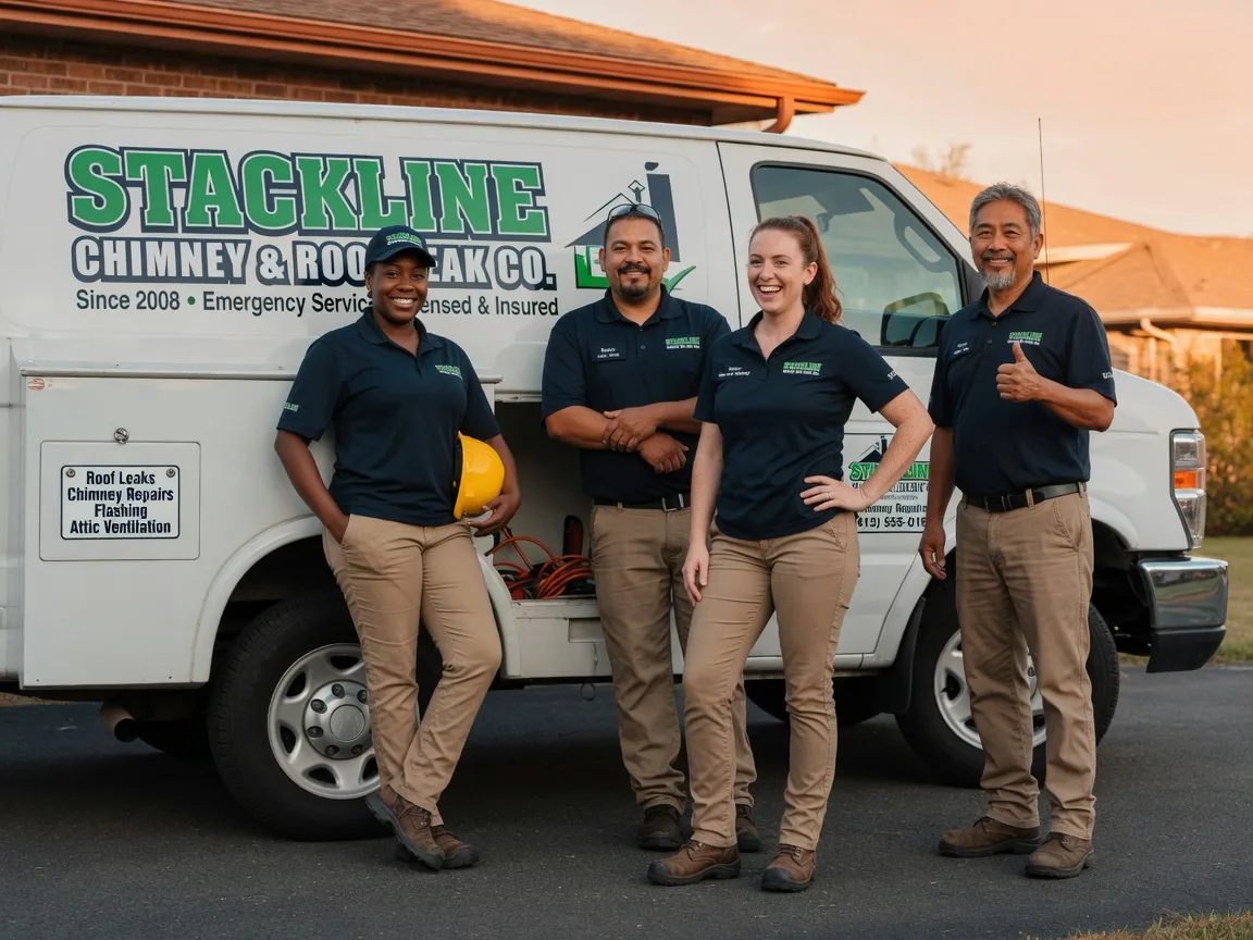 Chimney flashing repair company in Providence Forge, VA